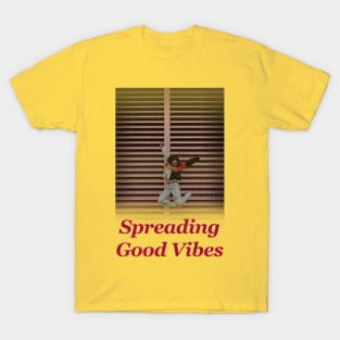 Spread good vibes Yellow T-Shirt